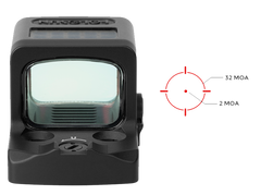 Holosun EPS Carry 1x 0.58"x0.77" 2 MOA Red Dot/32 MOA Circle Pistol Sight - Black Anodized — view 3