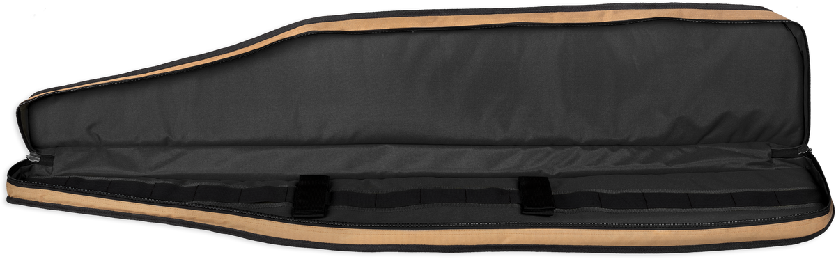 Bulldog BD370 Deluxe Long Range 48" Rifle Case Tan/Black Water-Resistant Nylon — view 3