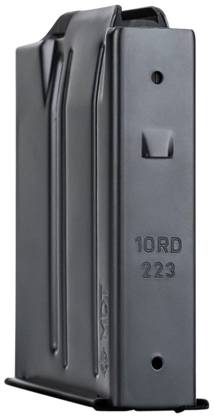 MDT Sporting Goods AICS Magazine 223 Rem 10-Rd Extended Black Steel w/ Polymer Extended Feed Lips — view 3