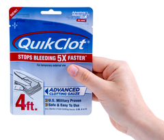 Adventure Medical Kits QuikClot Hemostatic Gauze 3" x 48" White — view 3