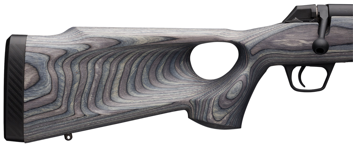 Winchester XPR Thumbhole Varmint SR 243 Win 24" 3+1 Bolt Action Rifle - Matte Black Laminate Thumbhole Stock — view 3