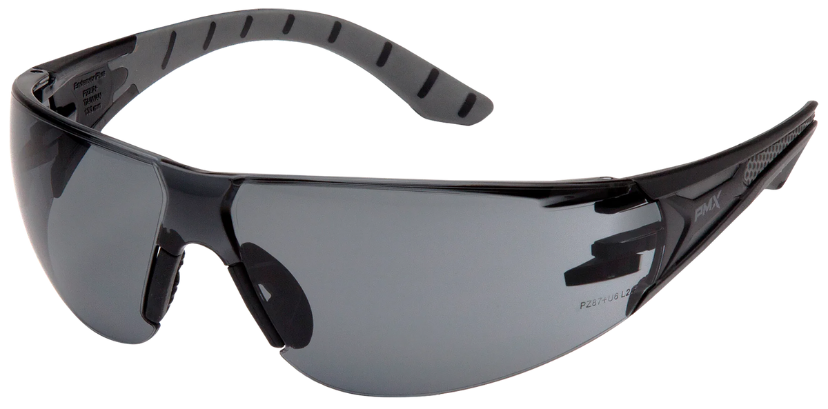 Pyramex Endeavor Plus Safety Glasses Gray Anti-Fog Lens Black-Gray Frame — view 3