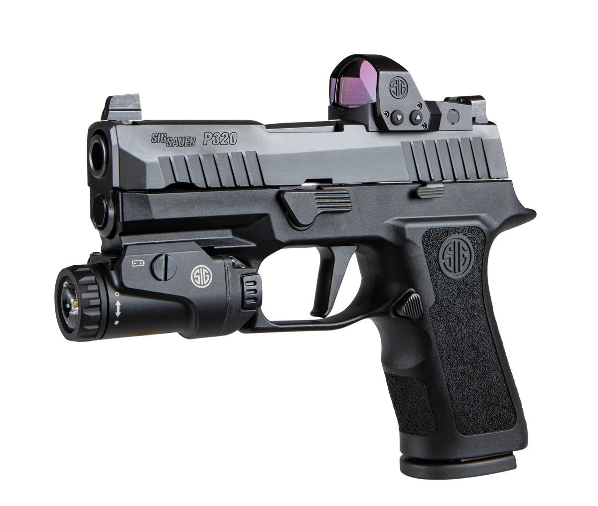 Sig Sauer Foxtrot1X 450 Lumen Pistol-Mounted Tactical Light CR123 Black Anodized — view 3