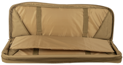 NcSTAR VISM Double Carbine Case 42" Tan PVC Nylon Foam Padded Lockable MOLLE — view 3
