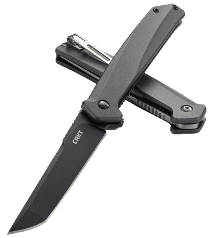 Columbia River Helical 3.52" Tanto D2 Black Aluminum Folding Knife — view 3