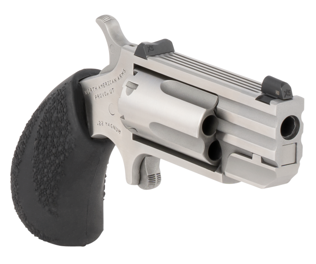 North American Arms Pug Conversion 22 LR/22 WMR 1" 5-Shot SAO Mini-Revolver - XS Tritium Sights — view 3