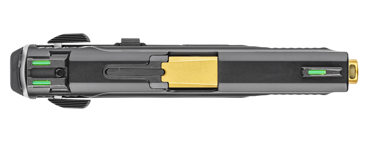 Smith & Wesson M&P PC Shield EZ 9mm 3.83" Ported Stainless Steel Barrel - Gold — view 3