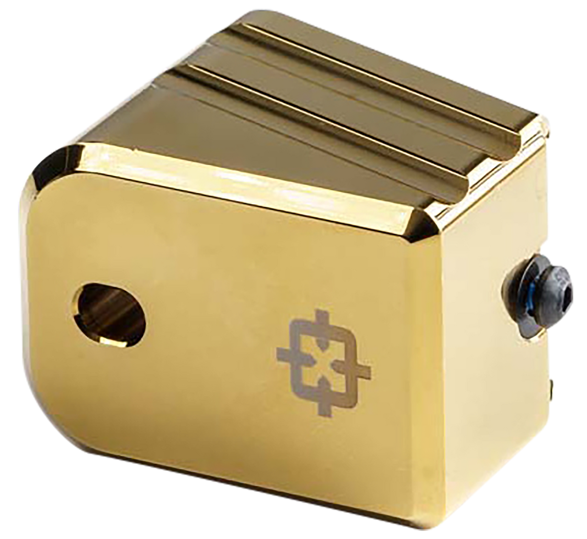 Cross Armory +0 Magazine Extension Glock 19/23/32 Gen 1-5 Gold Aluminum — view 3