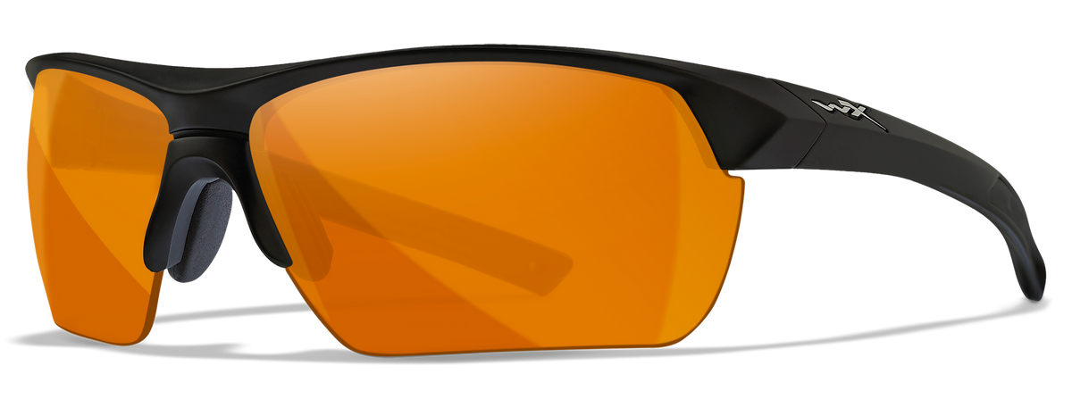 Wiley X Guard Advanced Safety Glasses Matte Black Frame 3-Lens Pack - Smoke Grey / Clear / Light Rust — view 3
