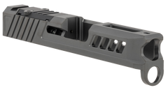 True Precision Axiom Optic Cut Slide - Fits Glock 43/43X - Black DLC 416R Stainless Steel — view 3