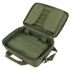 NcSTAR VISM Double Pistol Range Bag w/Mag Pouches Lockable - Green — view 3