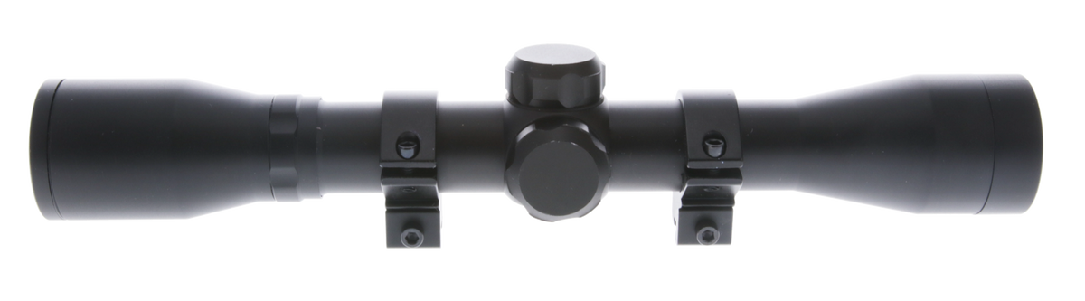 TruGlo Buckline 4x 32mm Duplex Reticle Black Anodized Rifle Scope — view 3