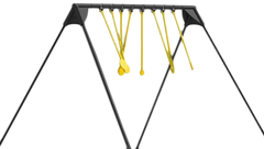 Caldwell Rimfire KYL Challenge Target AR500 Steel 8 Targets Black/Yellow — view 3