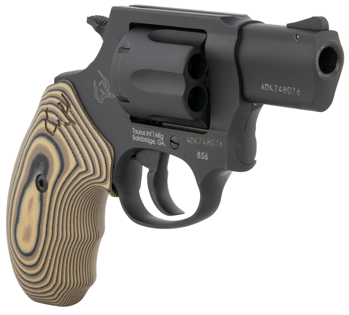 Taurus 856 38 Special 2" 6-Shot DA/SA Revolver - Matte Black — view 3