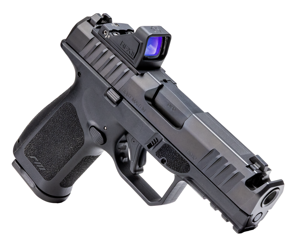 Rost Martin RM1C Comp Bundle 9mm Luger 4" 17+1 Striker-Fired Pistol - Black Polymer Frame — view 3