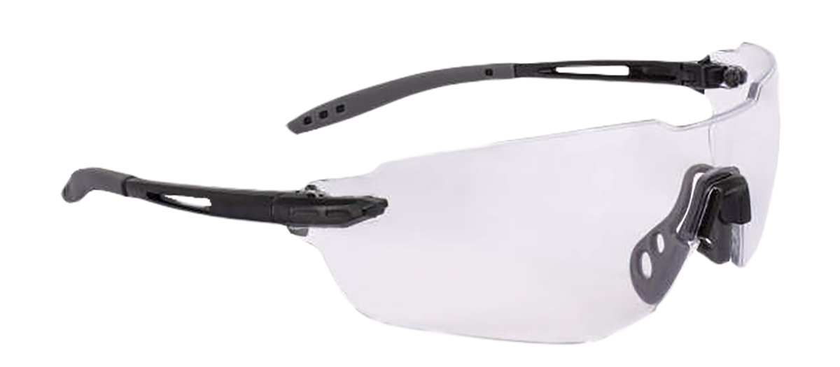 Radians Oblivion Clear Lens Black Frame Safety Glasses — view 3