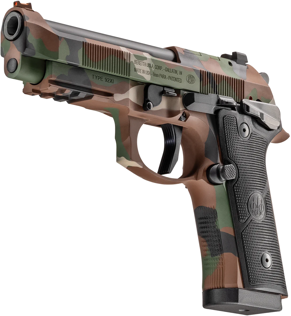 Beretta USA 92XI SAO Combat 9mm Luger 4.7" 15+1 Semi-Auto Pistol - BDU Cerakote — view 3