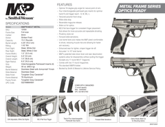 Smith & Wesson M&P 9 M2.0 Metal Optic Ready 9mm Luger 4.25" 17+1 Semi-Auto Pistol - Tungsten Gray — view 3