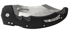 Cold Steel Mayhem 6" Folding Clip Point Modified Cleaver Plain Satin AUS-10A SS Blade Black G10 Handle — view 3