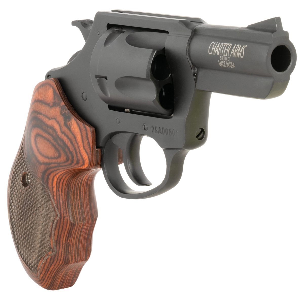 Charter Arms Bulldog 44 Special 2.50" 5-Rd DA/SA Revolver - Black Passivate/Rosewood — view 3