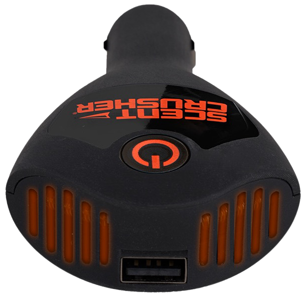 Scent Crusher Ozone Go Super Max 12V Vehicle Odor Eliminator - Black / Orange — view 3