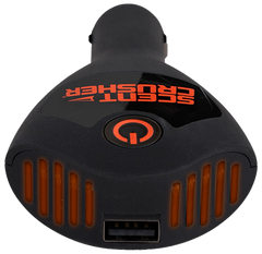 Scent Crusher Ozone Go Super Max 12V Vehicle Odor Eliminator - Black / Orange — view 3