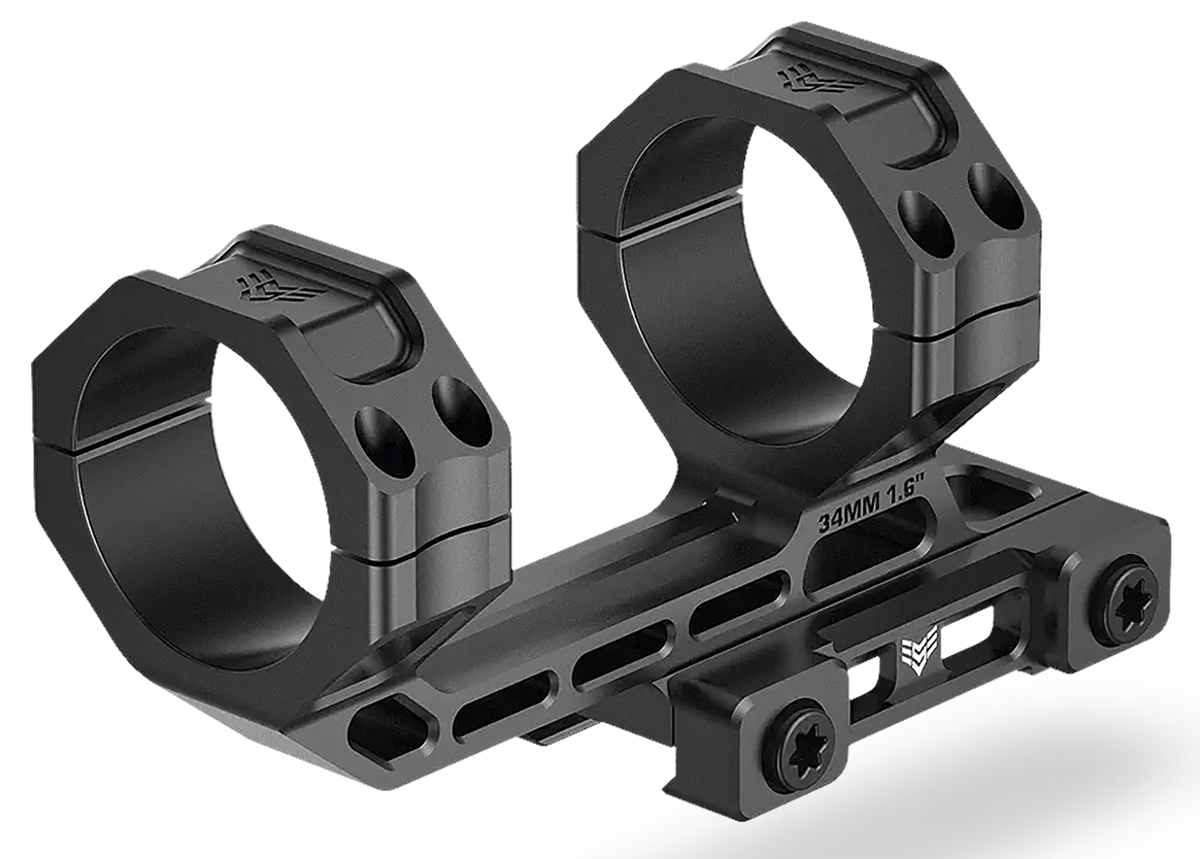 Swampfox Optics Freedom Mount 30mm Cantilever Scope Mount - Black 7075 Aluminum — view 3