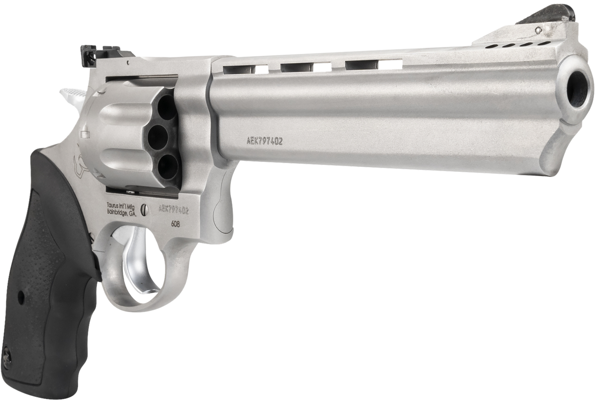 Taurus 608 357 Mag/38 Special +P 6.50" 8-Rd DA/SA Revolver - Matte Stainless — view 3