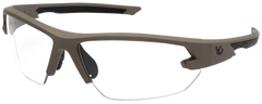 Pyramex Semtex 2.0 Safety Glasses Clear Anti-Fog Lens Tan Frame — view 3