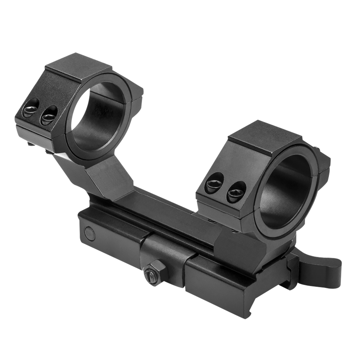 NcSTAR MARCQ AR-15 Adjustable QR Scope Mount/Ring Combo 30mm/1" Black Anodized Aluminum — view 3