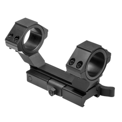 NcSTAR MARCQ AR-15 Adjustable QR Scope Mount/Ring Combo 30mm/1" Black Anodized Aluminum — view 3