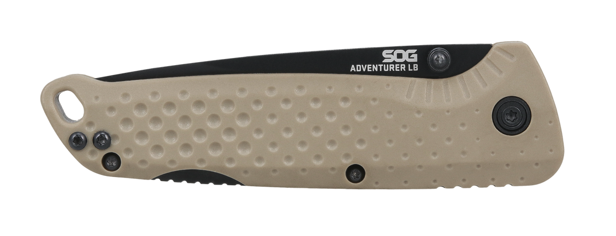 S.O.G Adventurer LB 3.5" FDE/Black Folding Lockback Knife — view 3
