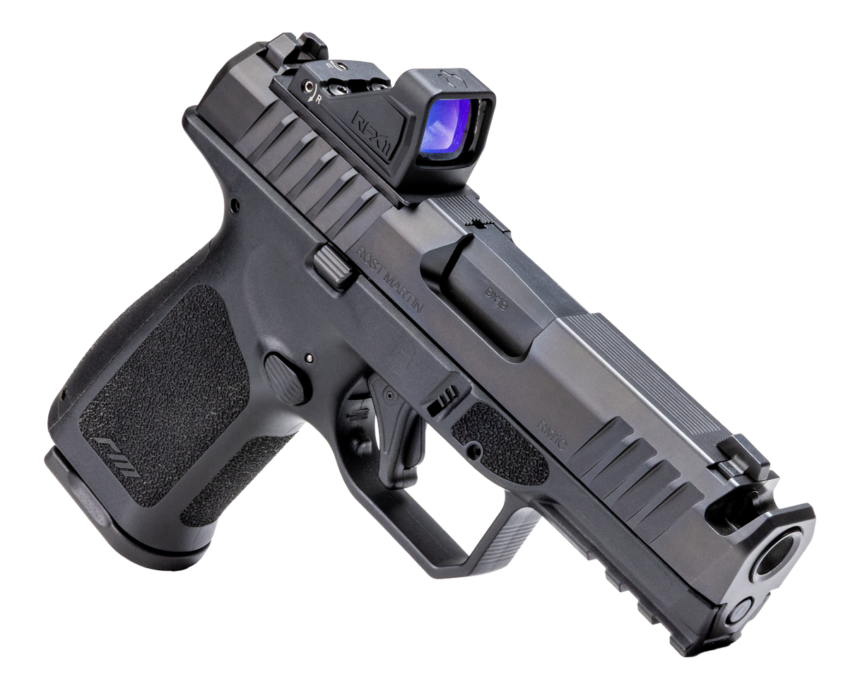 Rost Martin RM1C 9mm Luger 4" 10+1 Striker-Fired Pistol - Compensated - CA Compliant - Black — view 3