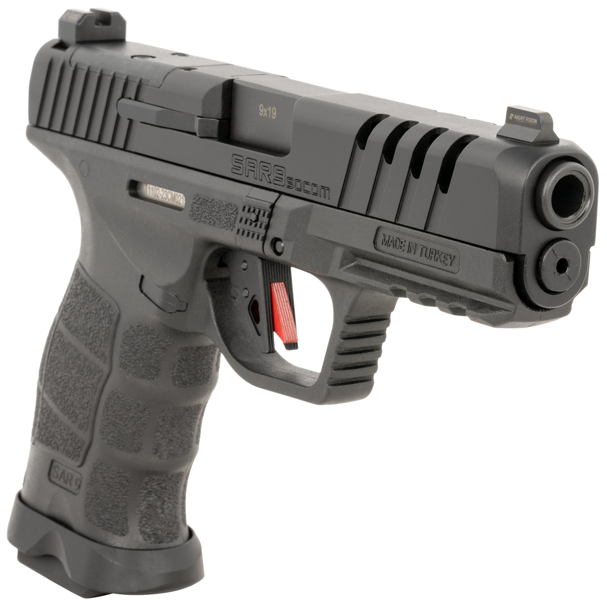 SAR USA SAR9 SOCOM 9mm Luger 5.20" 21+1 Semi-Auto Pistol — view 3