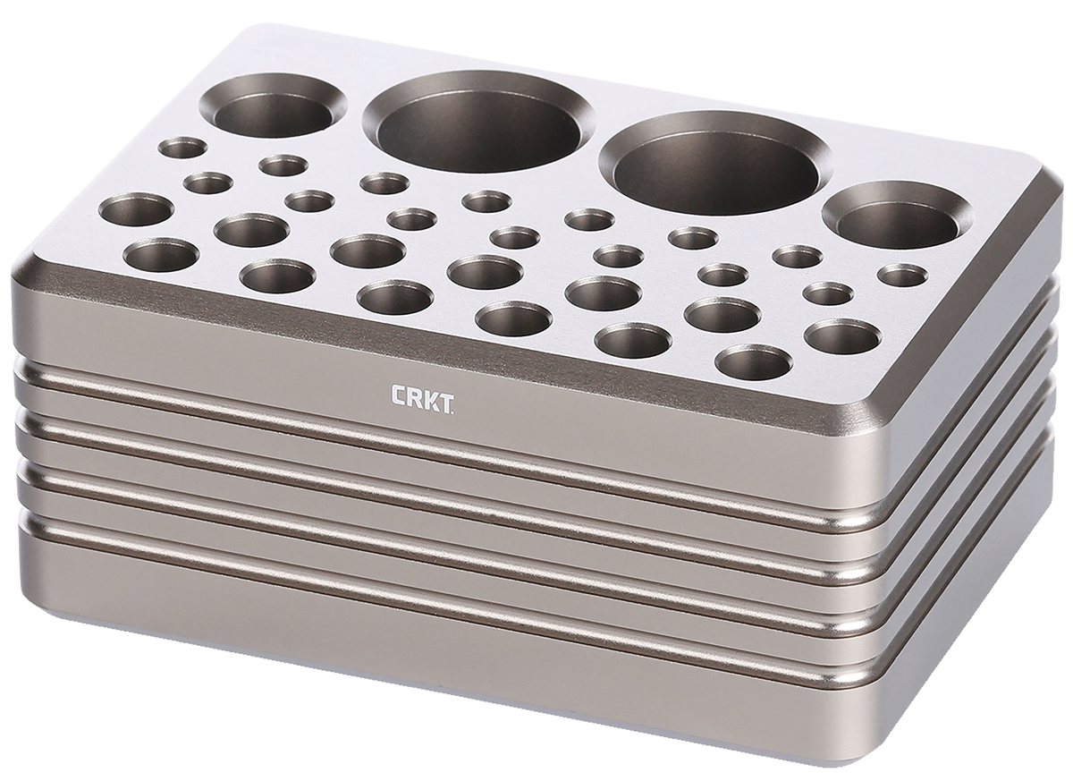 Columbia River CRKT 9916 Driver and Bit Storage Block Gray — view 3