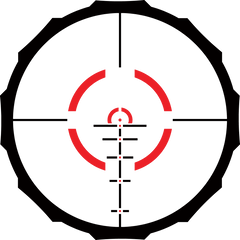 Crimson Trace Hardline Pro 1-6x24mm 30mm Tube Illuminated Competition Reticle Black Matte — view 3