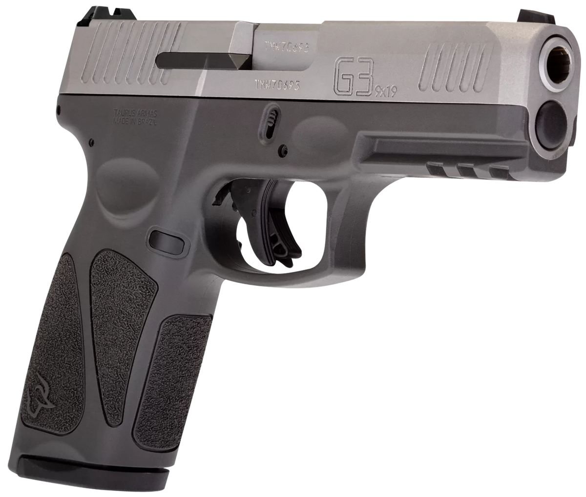 Taurus G3 9mm Luger 4" 15+1 SAO Semi-Auto Pistol - Gray Frame, Stainless Slide — view 3