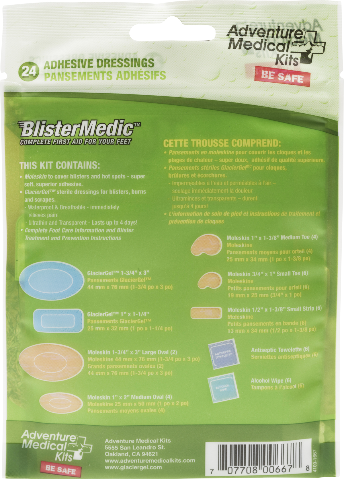 Adventure Medical Kits Blister Medic Blister Prevention Kit - 24 Precut Shapes — view 3