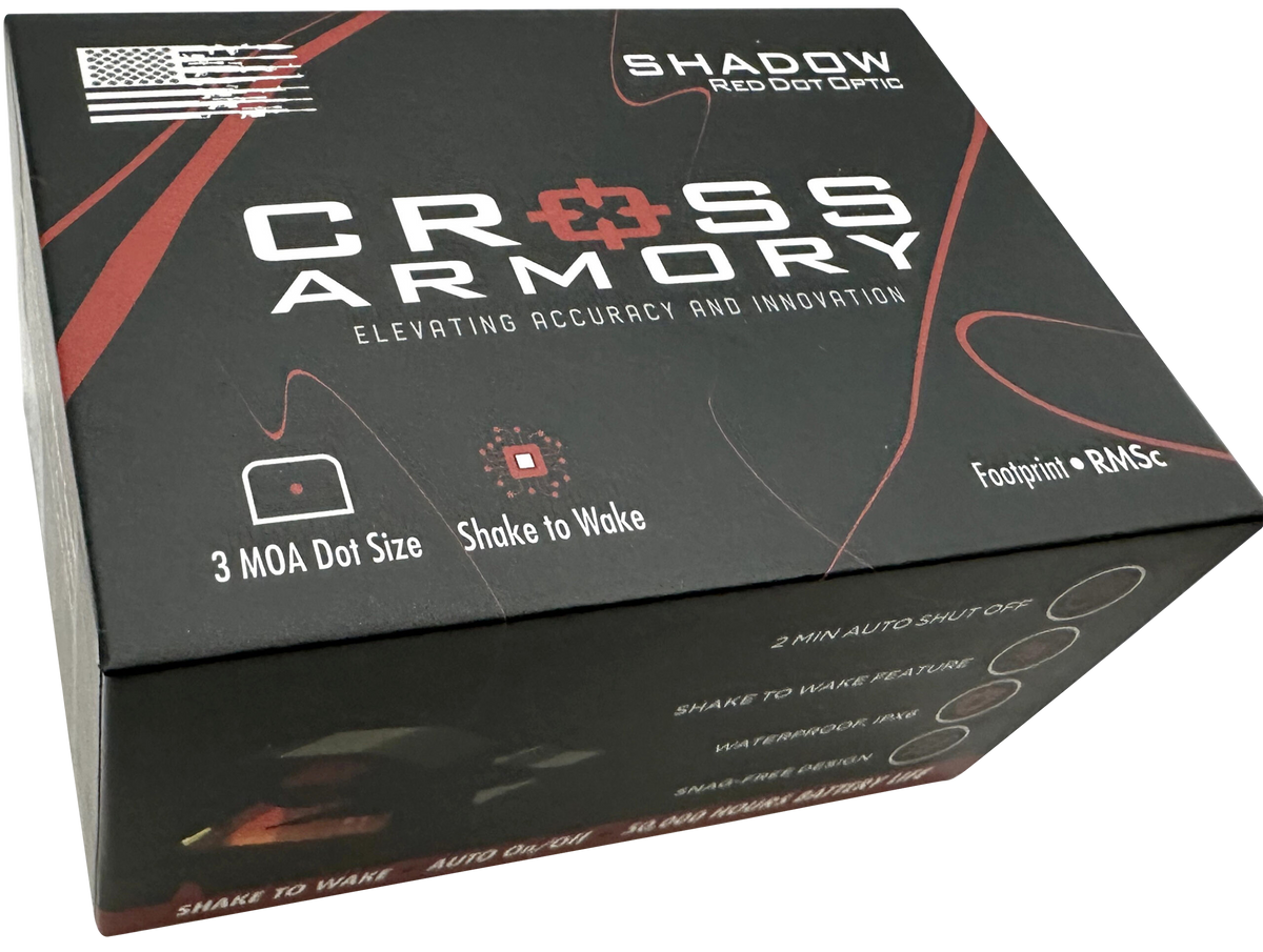 Cross Armory CRRDORMSC RMSc Footprint 3 MOA Red Dot Optic - Black — view 3