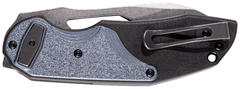 Columbia River CRKT 5410 Attaboy 2.73" Folding Drop Point Plain Stonewashed D2 Steel Black GRN Handle — view 3