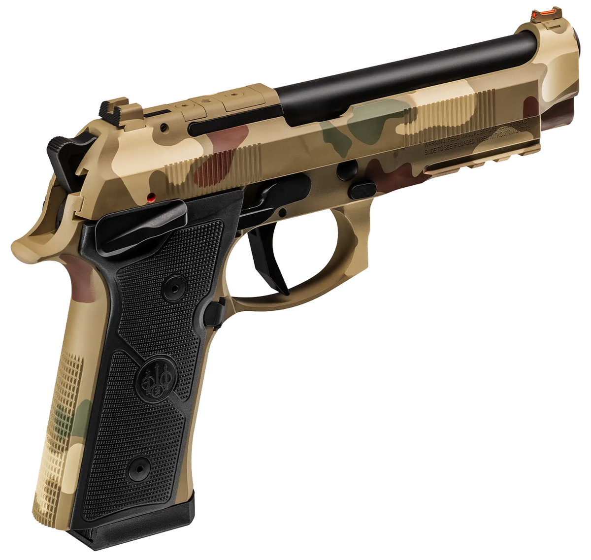 Beretta 92XI SAO 9mm Luger 4.7" 10+1 Semi-Auto Pistol - Frog Skin Camo Cerakote — view 3
