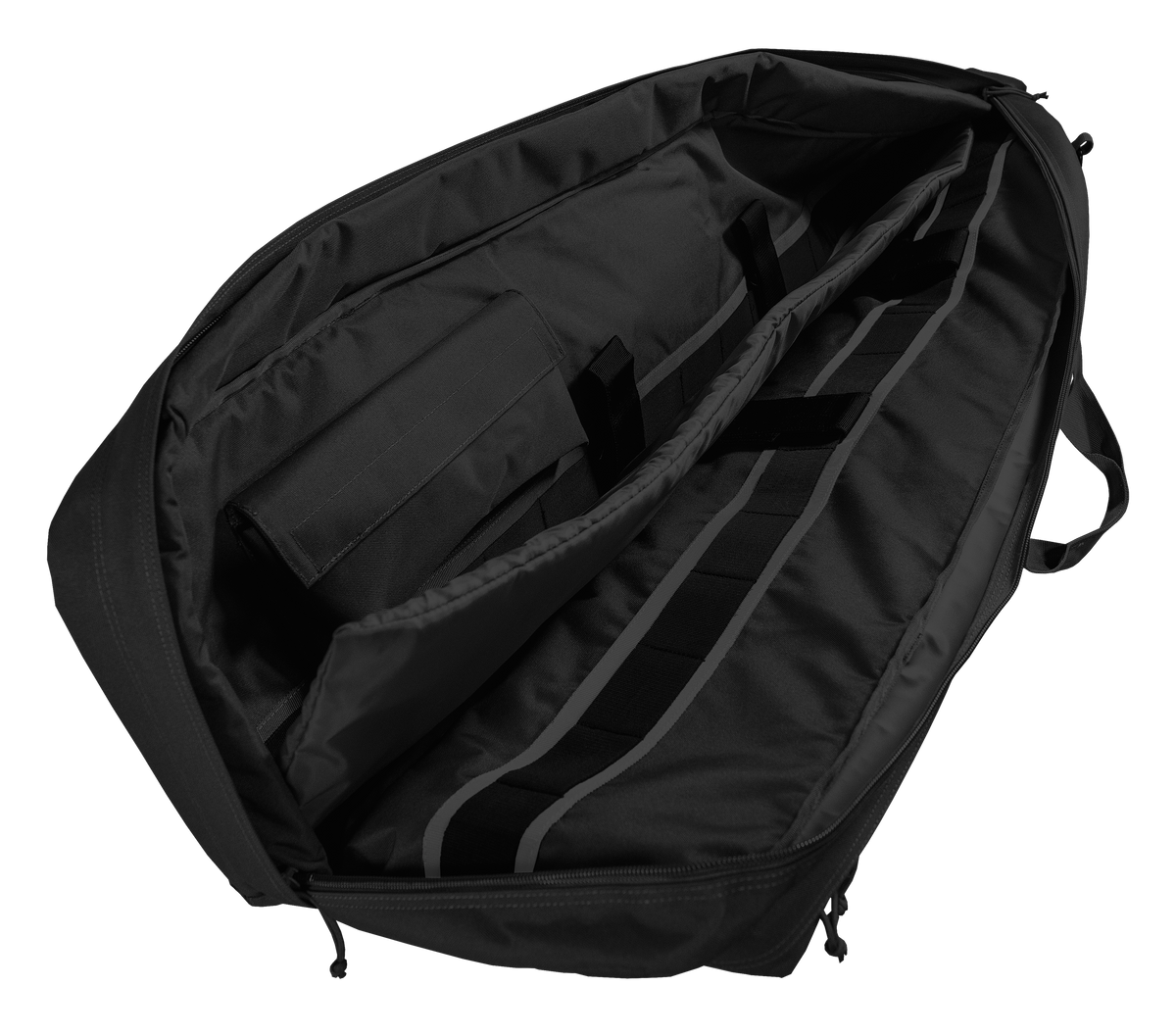 G*Outdoors Double Bolt Double Rifle Case 42" Black 600D Polyester - Holds 2 Scoped Rifles — view 3