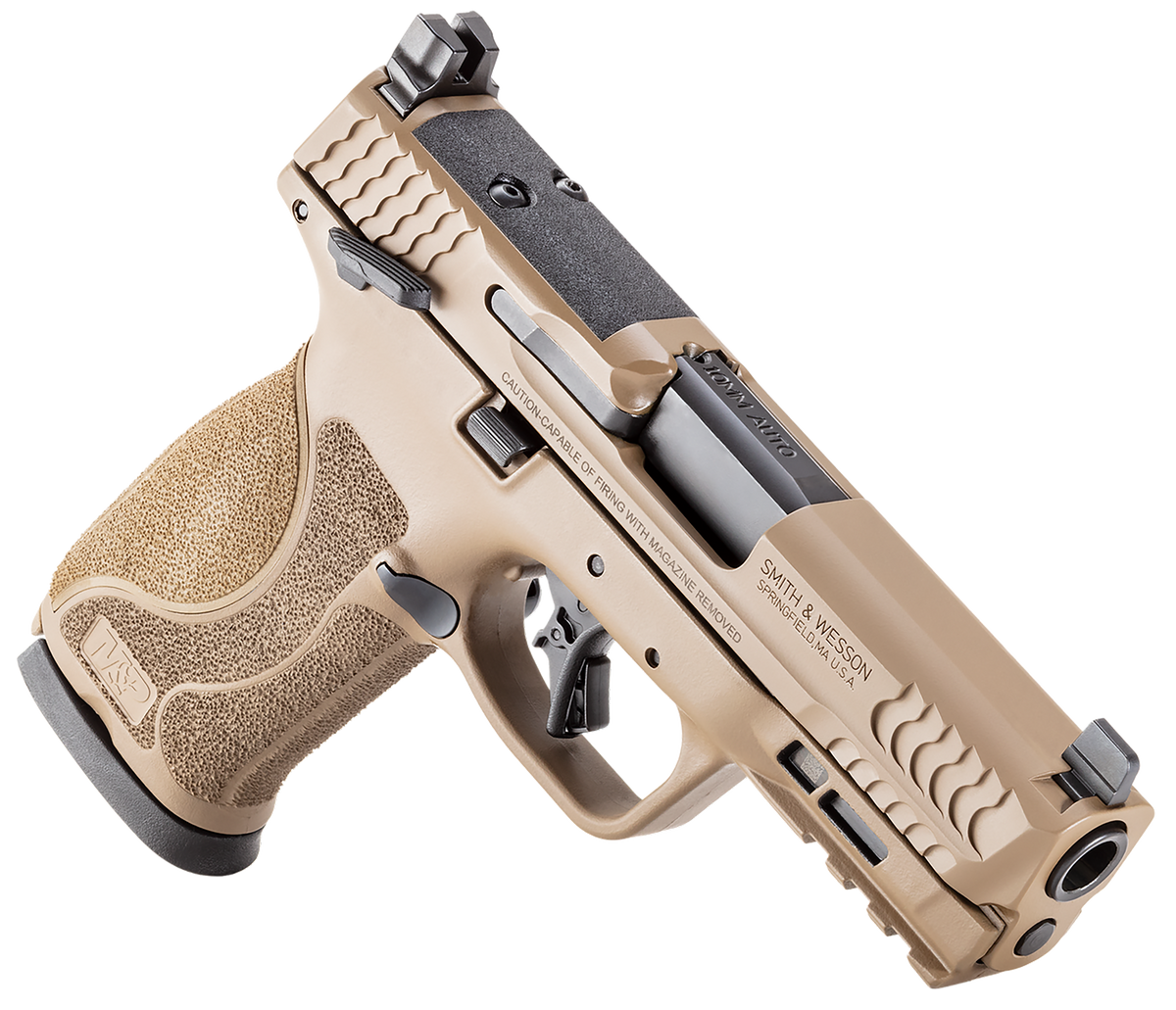 Smith & Wesson M&P M2.0 10mm Auto 4" 15+1 Semi-Auto Pistol - Optic Ready - FDE Cerakote — view 3