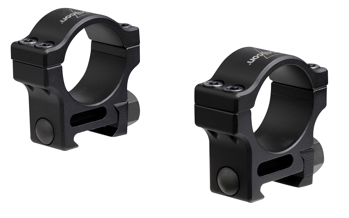Trijicon AC22009 30mm Riflescope Rings Standard Height Picatinny - Black Hardcoat Anodized — view 3