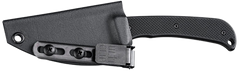 Hogue Extrak Fixed Blade 3.30" Clip Point Plain Edge Black Cerakote CPM M4 Steel Black G10 Handle — view 3