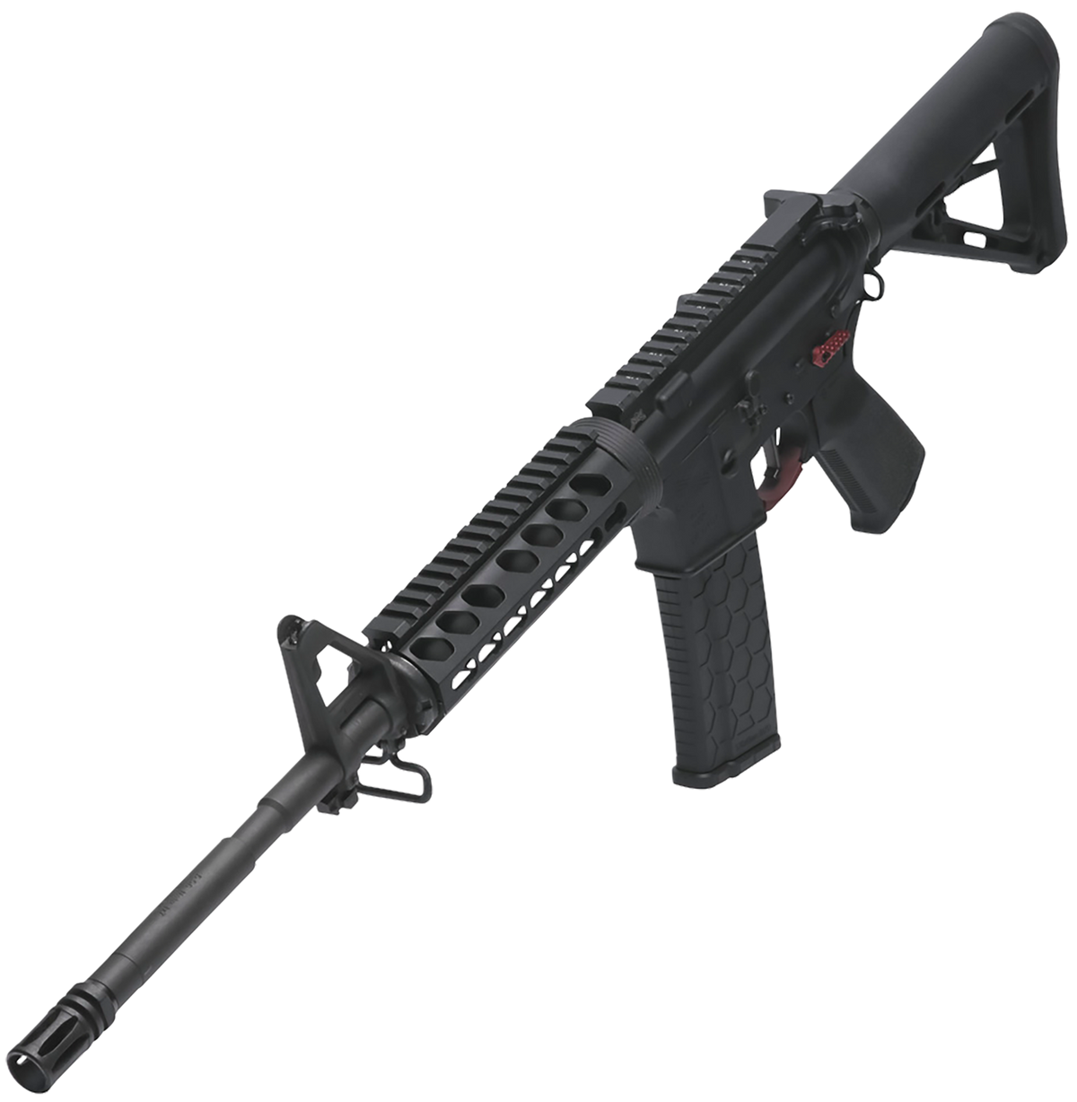Firefield FF34053 Edge Carbine 6.62" 2-Piece KeyMod Handguard Matte Black 6061-T6 Aluminum for AR-15 — view 3