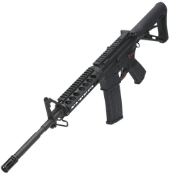 Firefield FF34053 Edge Carbine 6.62" 2-Piece KeyMod Handguard Matte Black 6061-T6 Aluminum for AR-15 — view 3