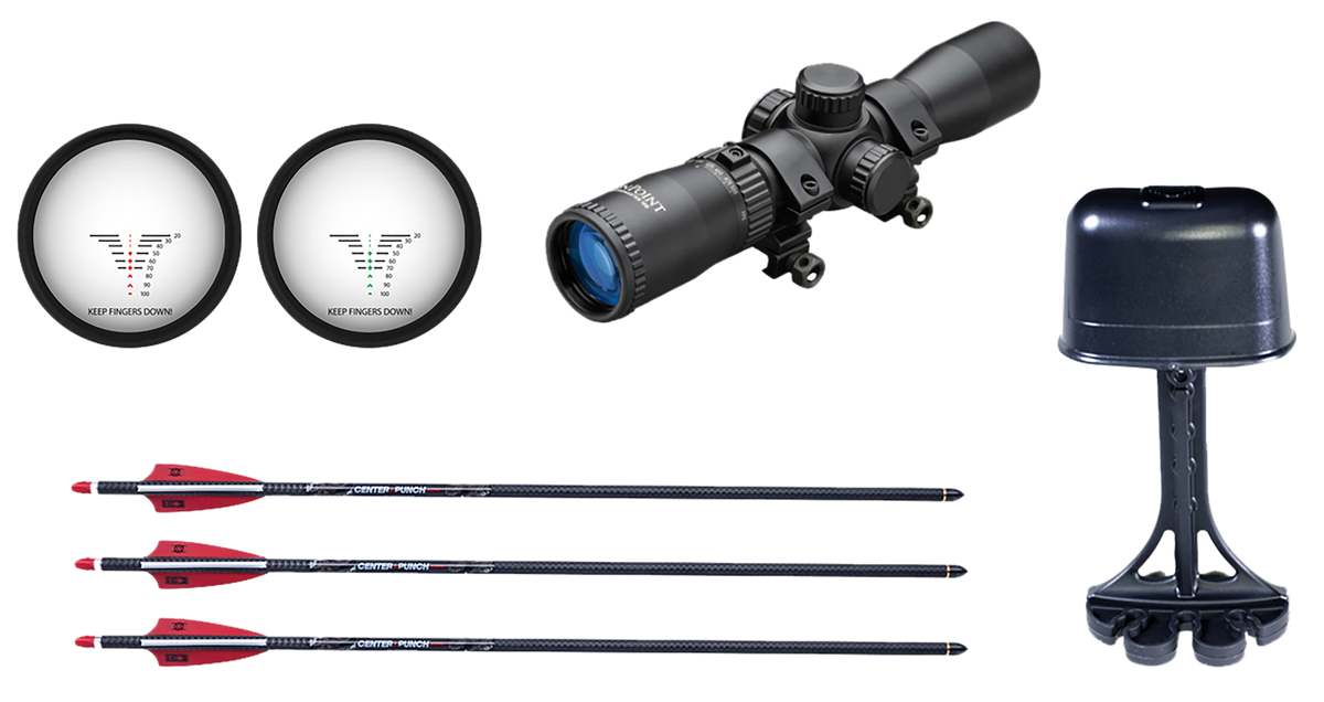 TenPoint TRX 26 Vektra 26.5" 460 FPS 300 lb Draw Crossbow w/ RangeMaster 100 Scope — view 3