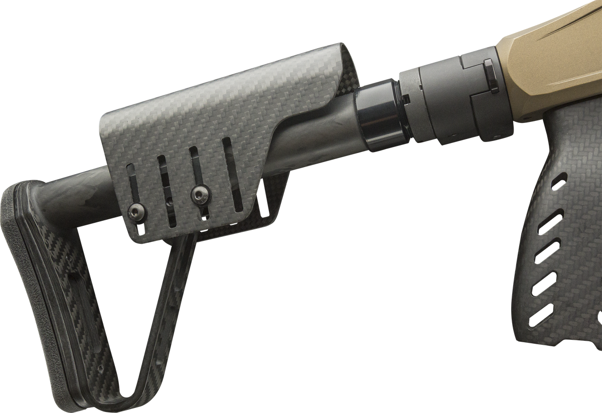 Bergara Rifles Premier MgLite 6.5 PRC 22" 3+1 Bolt-Action Rifle - Flat Dark Earth XLR Folding Chassis — view 3