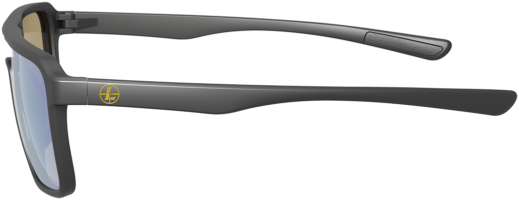 Leupold Bridger Performance Eyewear Matte Black Blue Mirror - Polarized — view 3
